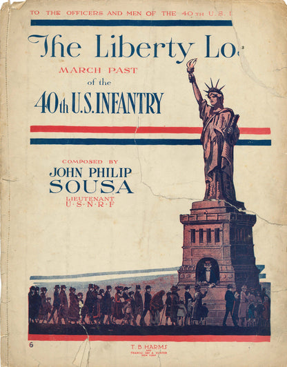 "The Liberty Loan" Framed Print, Available with a gold or silver frame.